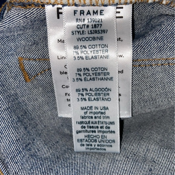 Frame Denim Le High Skinny de Jeanne Jeans in Woodbine Sz 24 - Picture 11 of 15